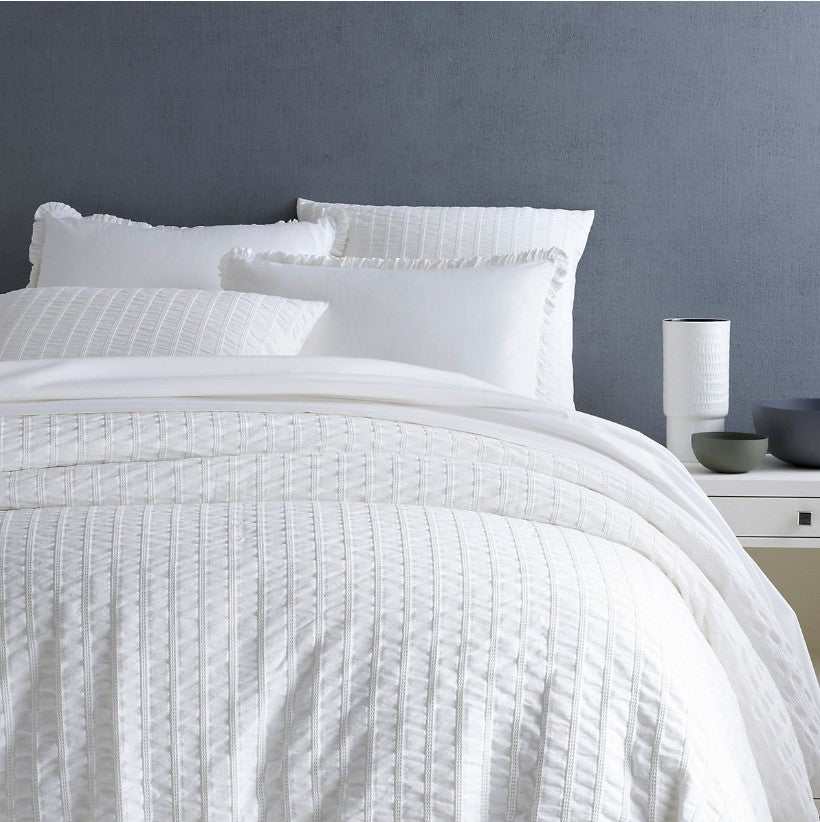 Tidal White Duvet Cover