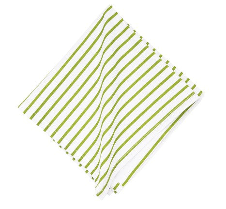 Set of 4 Napkins-Green Stripe