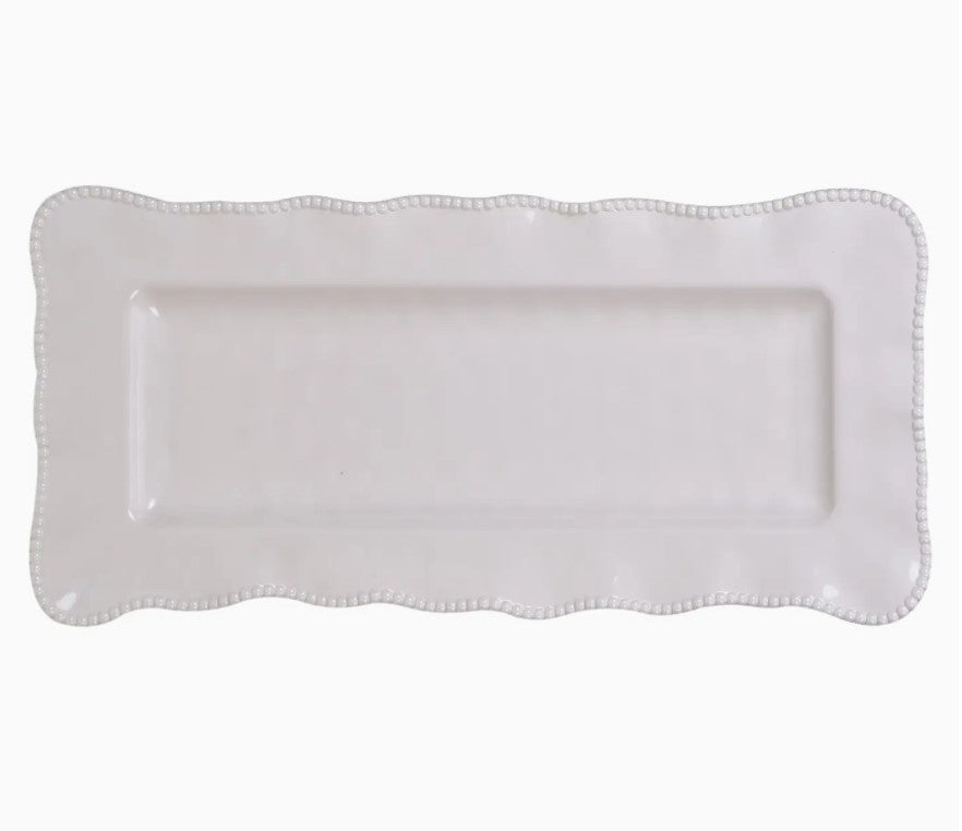 Pearlette Melamine Rectangular Platter