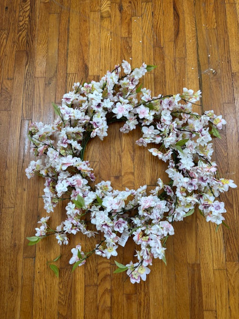 24" Cherry Blossom Wreath
