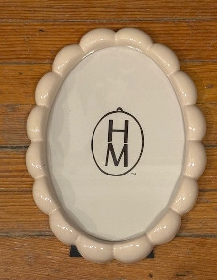 Hazel Mazel Oval Ivory Frame