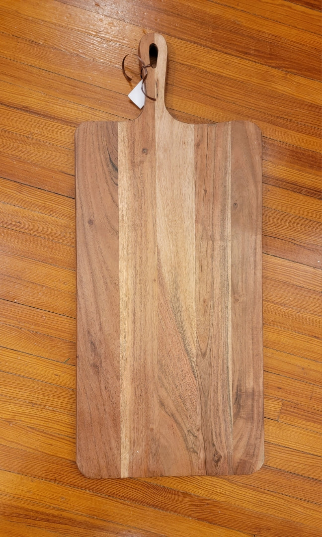 Large Natural Wood Charcuterie Board