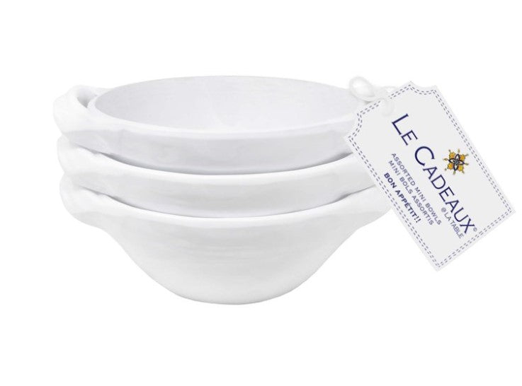 Bianco Mini 2-Handled Bowl