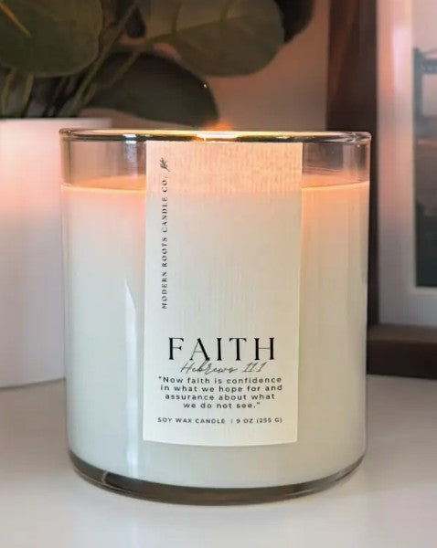 Modern Roots Scripture Verse Candle