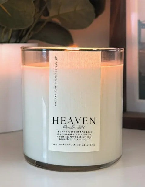 Modern Roots Scripture Verse Candle