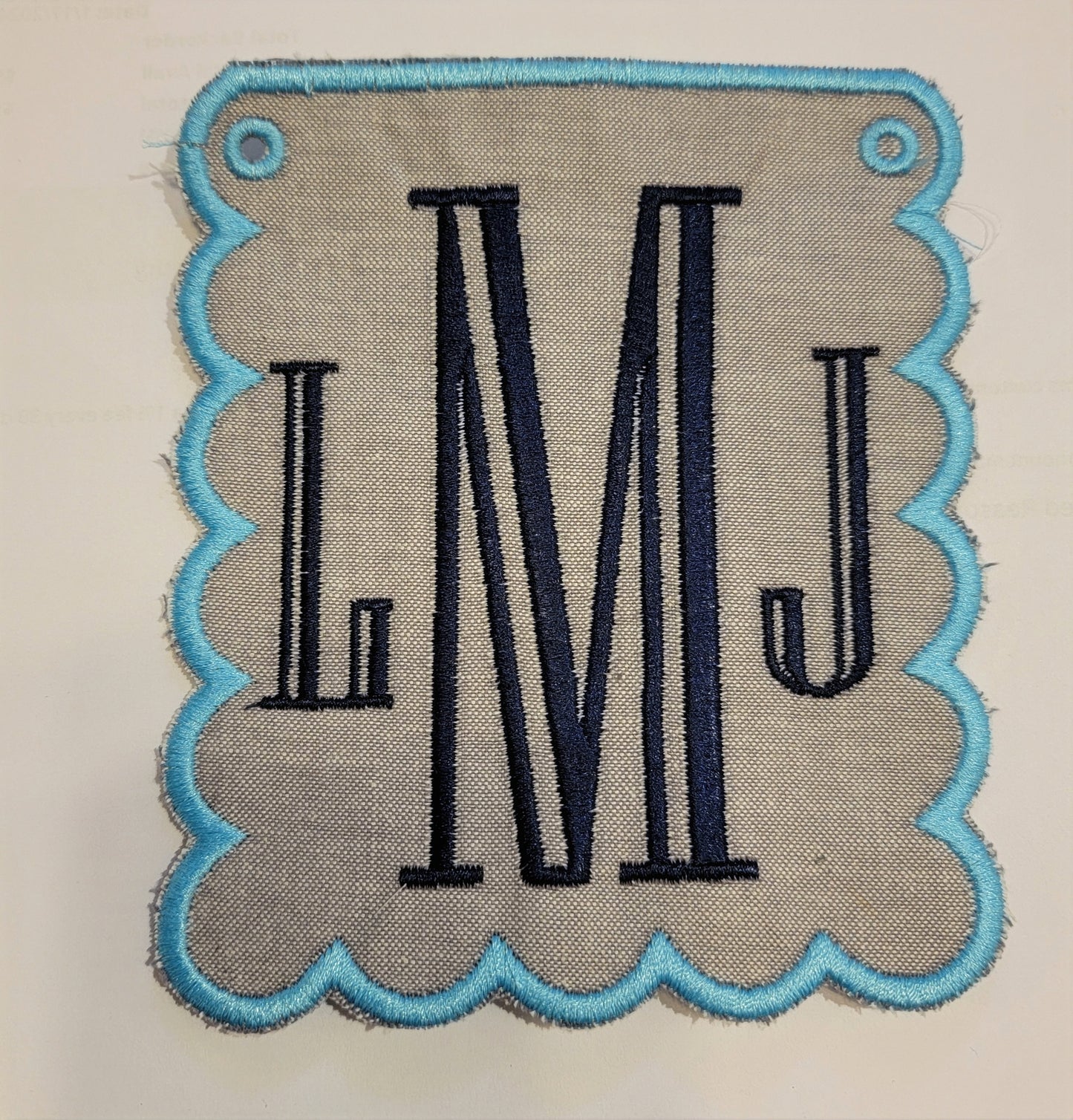 Wreath Sash Monogramming