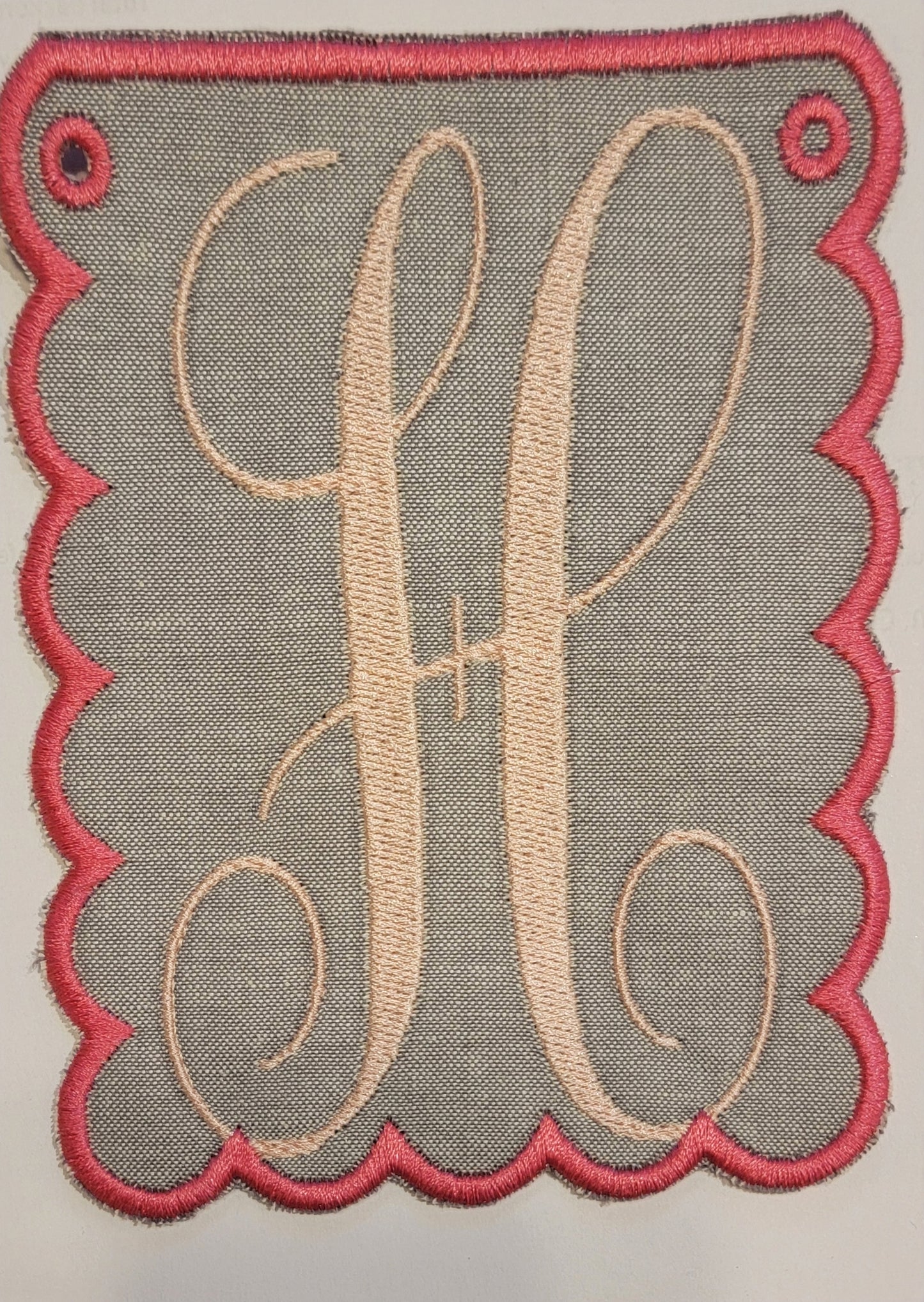 Wreath Sash Monogramming
