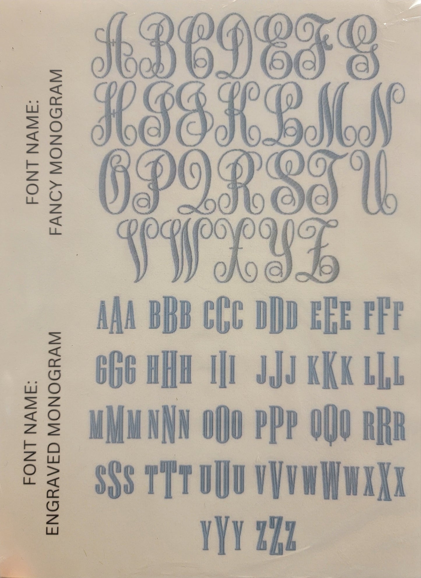 Wreath Sash Monogramming