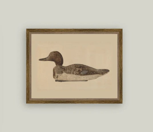 Artwork Wood Duck Decoy