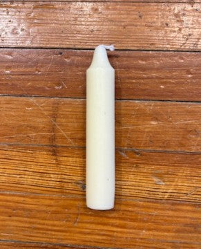 Small Ivory Taper Candle