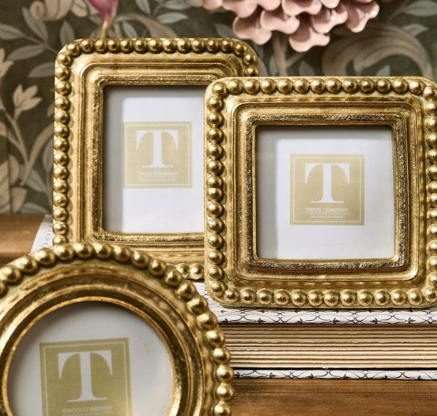 Small Gold Hobnail Picture Frame