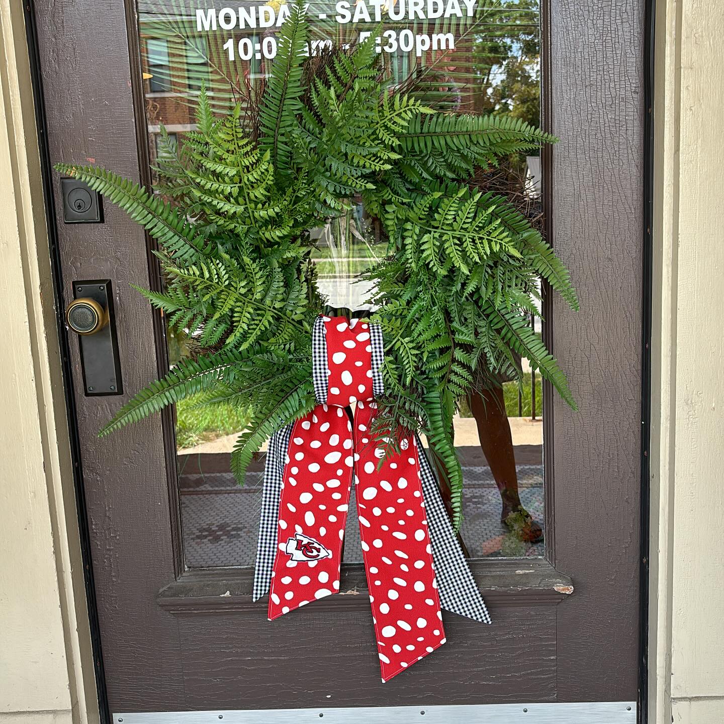 54" Kansas City Chiefs Wreath Sash