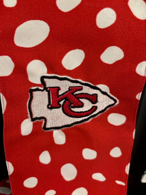 54" Kansas City Chiefs Wreath Sash