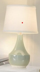 Sage Green Ceramic Lamp