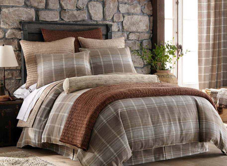 Barber Plaid Mineral Bedding