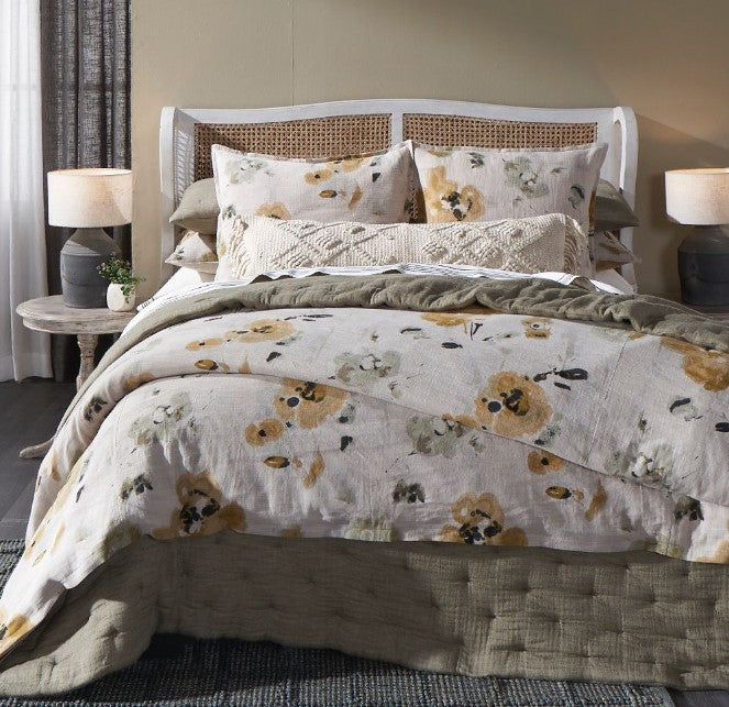 Amity Home Casteel Ochre Duvet Cover