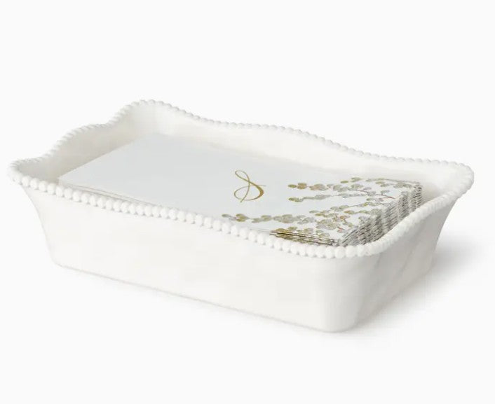 Pearlette Melamine Guest Towel Holder/Server