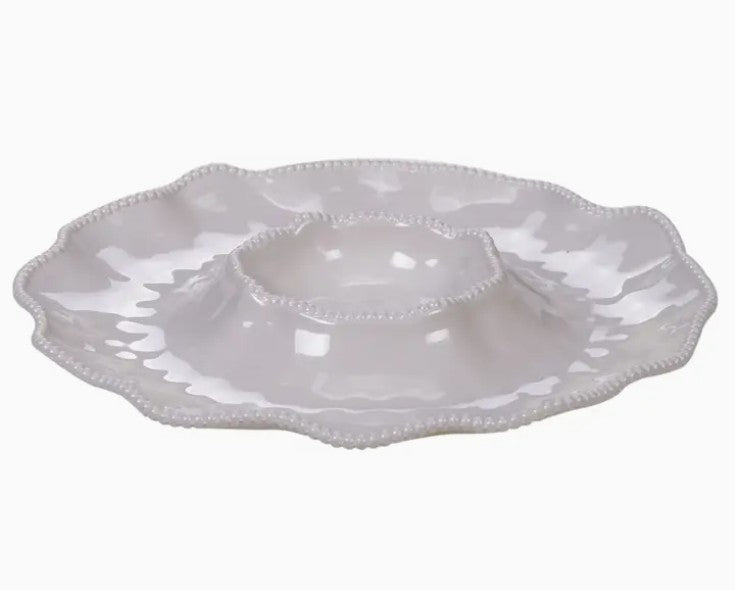 Certified Melamine Pearlette Chip and Dip
