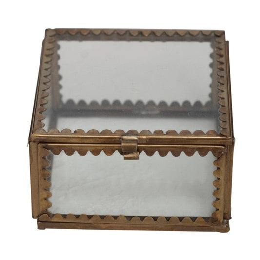 Brass and Glass Decorative Display Box