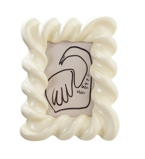 Cream Twisted Photo Frame 4 x 6
