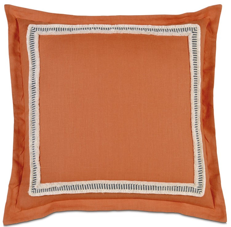 Eastern Accents Bowie Euro Pillow with Decorative Trim