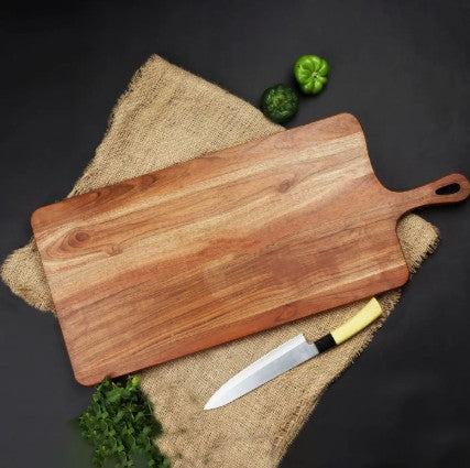 Acacia Wood Board with Handle