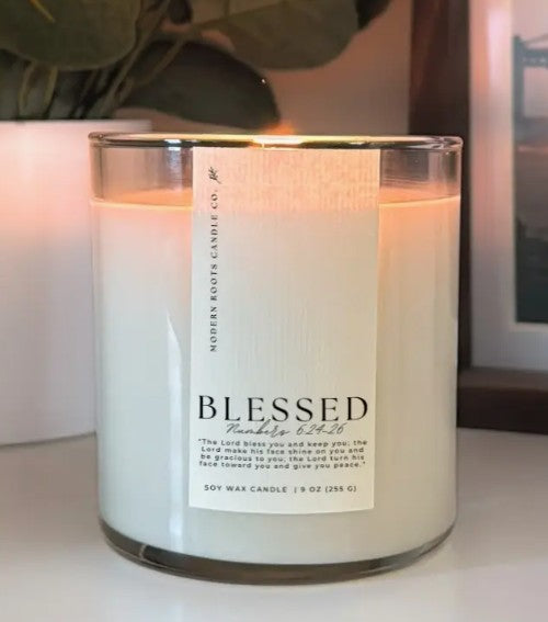 Modern Roots Scripture Verse Candle