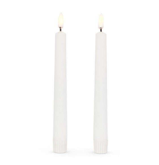 Battery Operated Taper Candles Set of 2