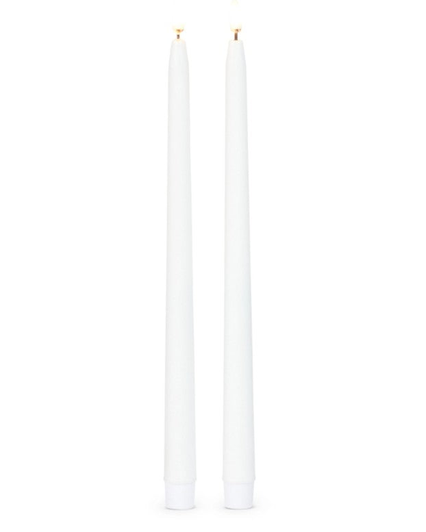 Battery Operated Taper Candles Set of 2