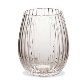 Gramercy Fluted Stemless Wine Glass