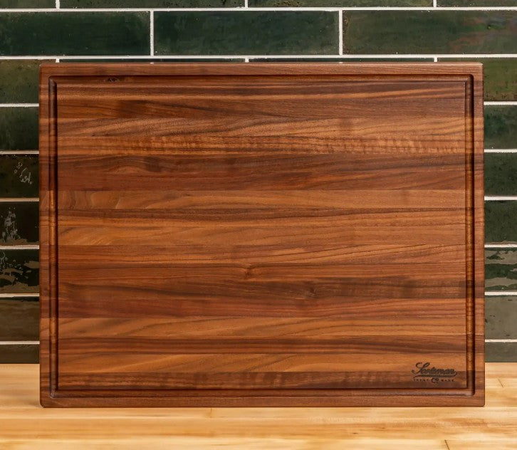 Laurel Mercantile Walnut Butcher Block with Juice Groove